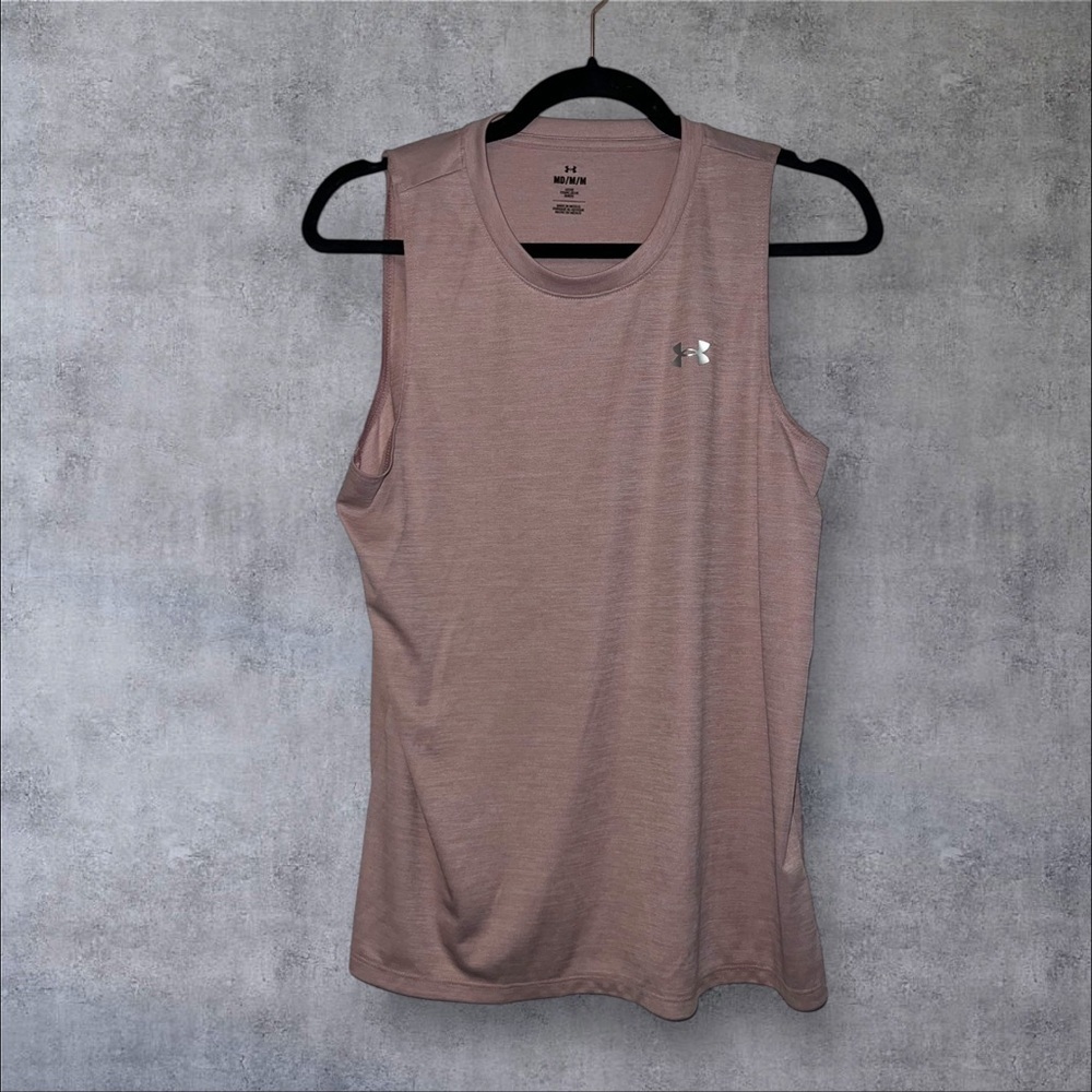 Under Armour Pink Tank Top Moisture-Wicking Athletic Wear
